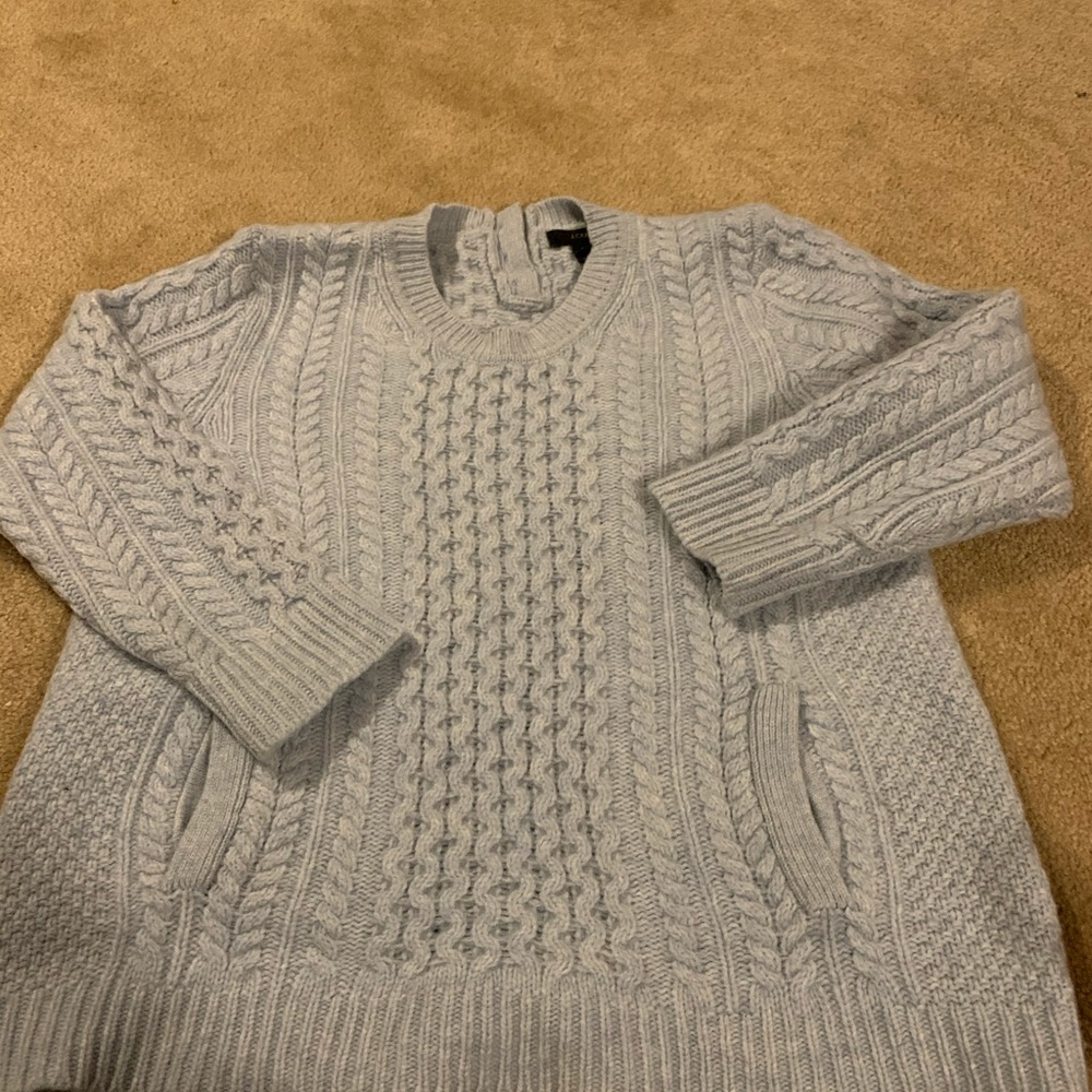 Jcrew cable knit sweater